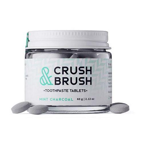 Imagem de Pasta de Dente Jar Mint Charcoal Crush & Brush - 2.12 Oz