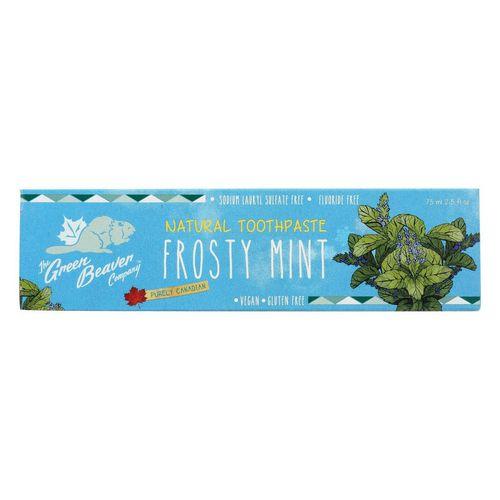 Imagem de Pasta de dente natural Frosty Mint 2,5 fl oz da Green Beaver (pacote com 6)