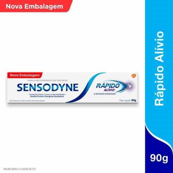 Imagem de Pasta de Dente Sensodyne Rápido Alívio com 90g