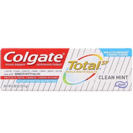 Imagem de Pasta de dentes Colgate Total Clean Mint 26mL (pacote com 48)