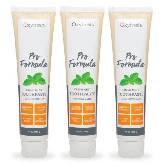 Imagem de Pasta de Dentes Oxyfresh Pro Formula Fresh Mint - 163ml (Pacote com 3)
