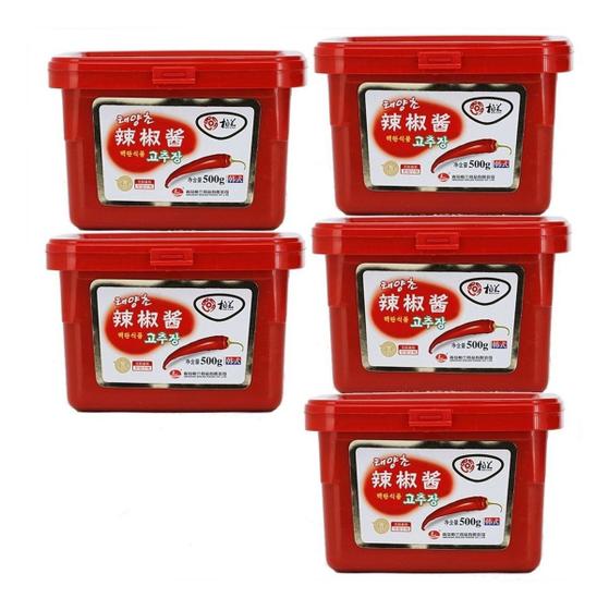 Imagem de Pasta De Pimenta Gochujang Korean Style Hot 500g - Kit com 5