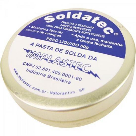 Imagem de Pasta de Solda 50G Implastec Base de Colofônia