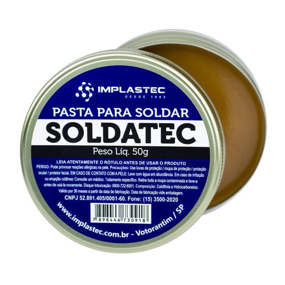 Imagem de Pasta de Solda Soldatec Implastec 50g