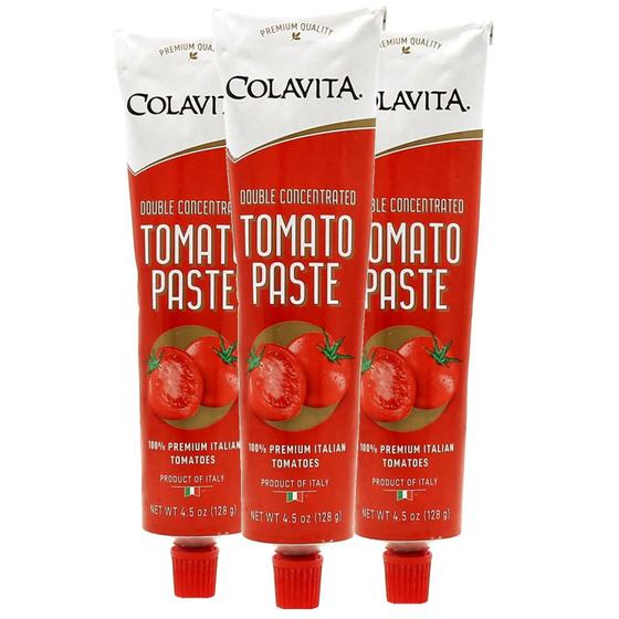 Imagem de Pasta De Tomate Duplo Colavita Tubo 128G (3 Tubos)