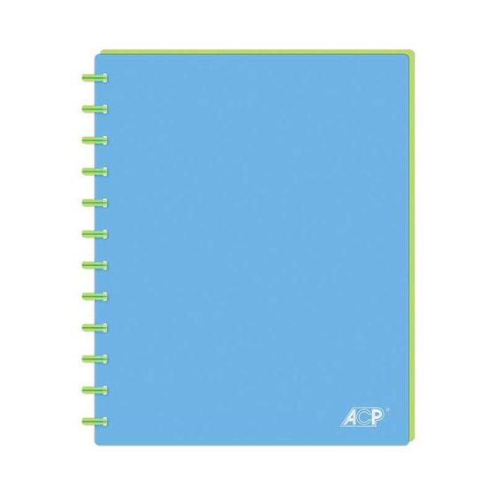 Imagem de Pasta Desmontável PP ACP com 30 Envelopes Candy Verde/Azul
