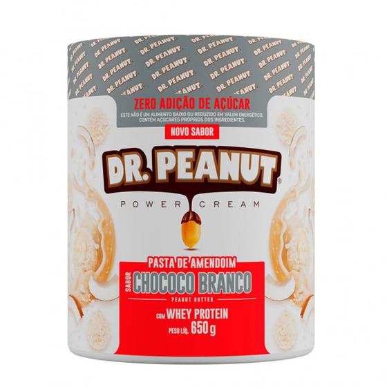 Imagem de Pasta Dr. peanut Chococo Branco com Whey Protein 650g