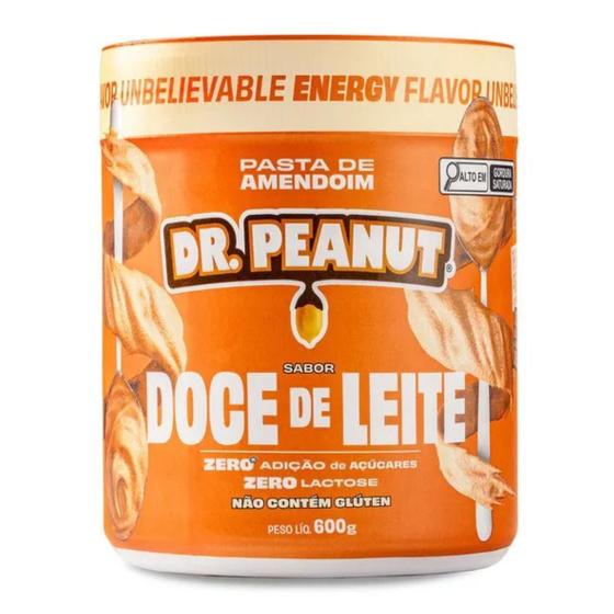 Imagem de Pasta Dr Peanut Doce de Leite Gourmet 600g Nova Zero Lactose
