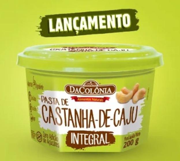 Imagem de Pasta exclusiva original castanha de caju integral 200g - dacolônia