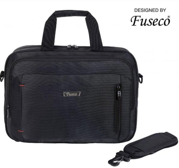 Imagem de Pasta Executiva Para Notebook Com Divisórias Preta da Fuseco Ref SBFR-8300