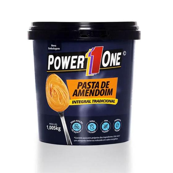 Imagem de Pasta Integral Amendoim - (1,005 Kg) - Power1One