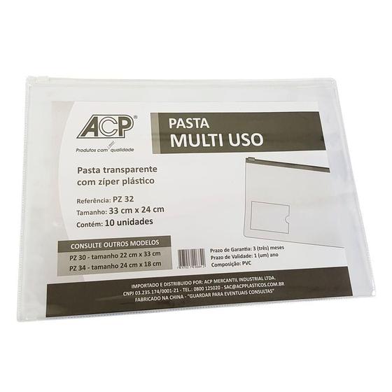 Imagem de Pasta Malote Multi Uso 33X24 Transparente Acp