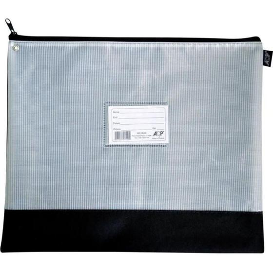 Imagem de Pasta malote nylon c/ziper 32x40cm - 5 unidades