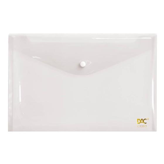 Imagem de Pasta Malote Oficio Com Botao Transparente Dac