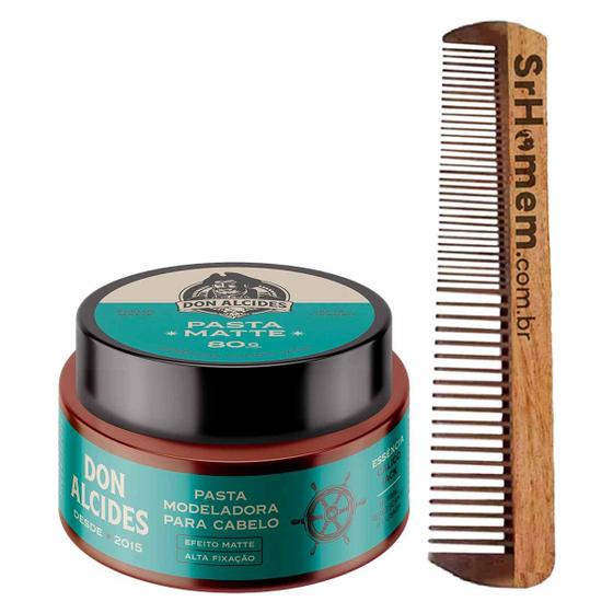 Imagem de Pasta Matte Para Cabelo Calico Jack Pente Duplo Don Alcides