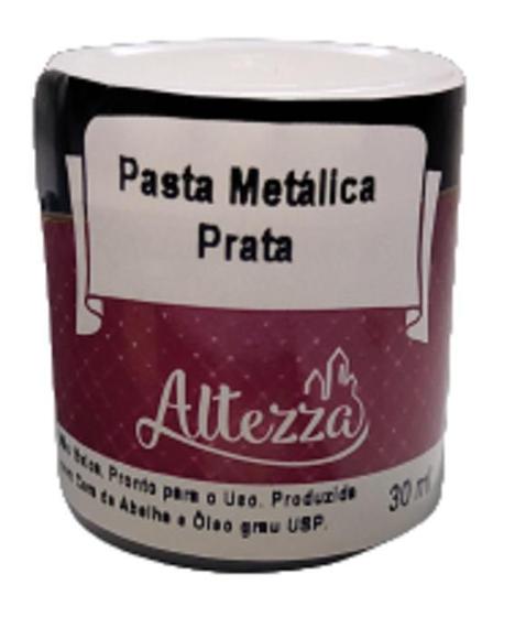 Imagem de Pasta Metalica Altezza 30ml para Patina Gold / Rose Gold / Prata Acabamento Brilhante - Escolha a Cor