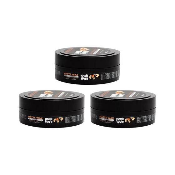 Imagem de Pasta Modelado Matte Wax Hard Hair 80G-Kit C/3Un