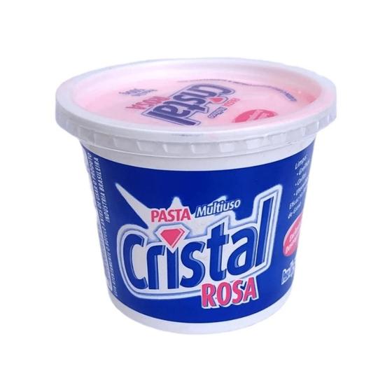 Imagem de Pasta Multiuso Cristal Rosa Limpeza Geral 500g
