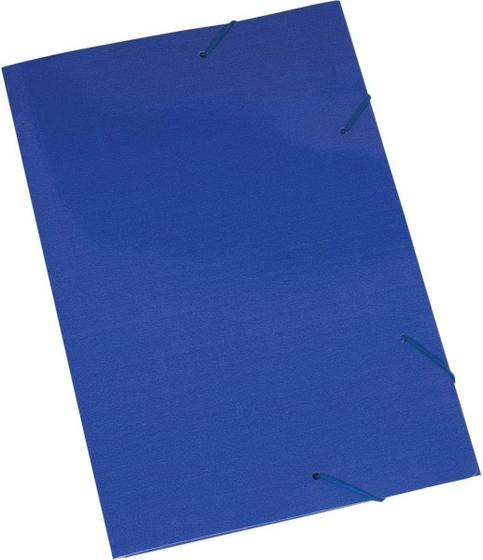 Imagem de Pasta Papelão com Elástico Polycart Azul 340 x 230mm 20 Unidades