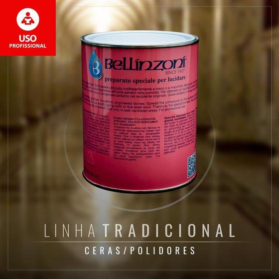 Imagem de Pasta para Polimento Preta 1,3Kg - Bellinzoni