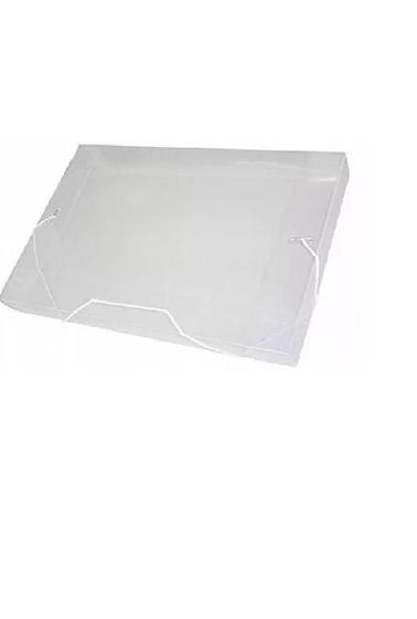 Imagem de Pasta Plástica 40Mm Ofício Com Elástico Cristal-20 Unidades
