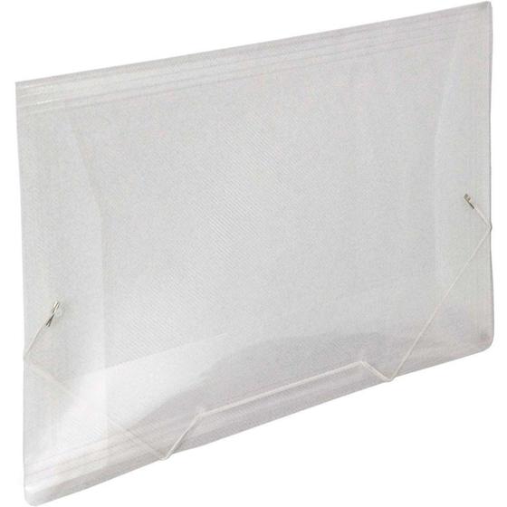 Pasta plastica aba elastico fina 501pp transparente / 10un / dac