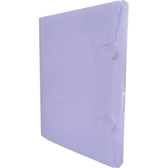 Imagem de Pasta Plastica ABA Encaixe PP Lilas Pastel