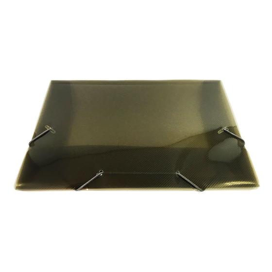 Imagem de Pasta Plástica com Aba e Elástico Mini Fina ACP - Fumê