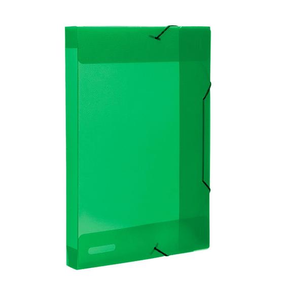 Imagem de Pasta Plástica com Aba e Elástico Ofício 3cm ACP - Verde