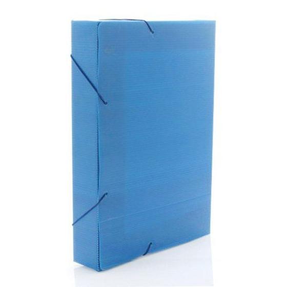 Imagem de Pasta Polionda 6cm Azul - Cartonale