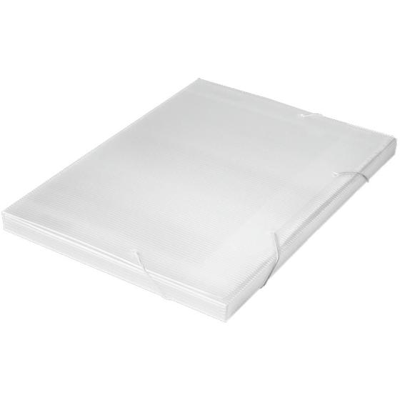 Imagem de Pasta Polionda com Aba e Elástico 20mm Polibras - Cristal