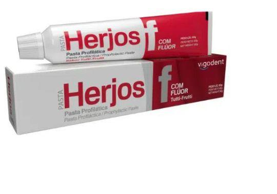 Imagem de Pasta Profilática com fluor - sabor tutti frutti - 90g Herjos Vigodent