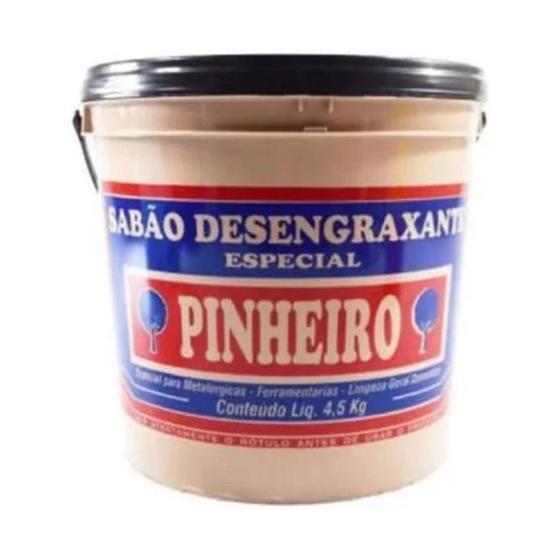 Imagem de Pasta Sabão Desengraxante Especial Pinheiro Balde 4,5 kg