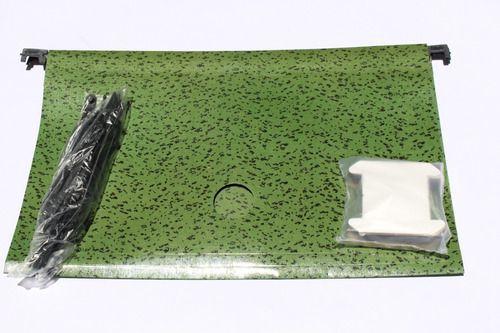 Imagem de Pasta Suspensa Marmorizada Verde Haste PVC Plastificada 50 Unidades
