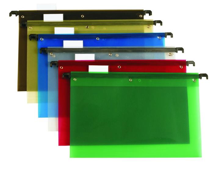 Imagem de Pasta Suspensa Plástica Liner Translúcida Colorida: 10 unidades