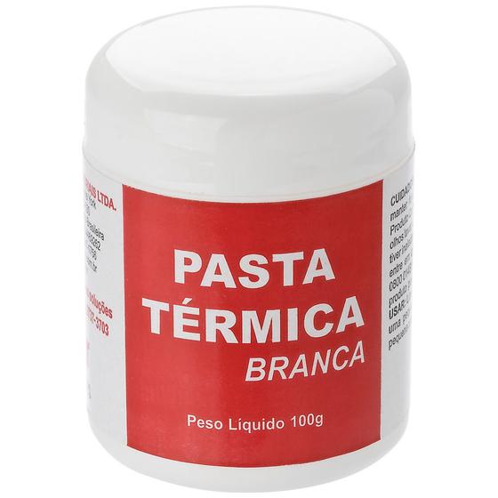 Imagem de Pasta Térmica Branca 100g Thermal White Hipper Soluções