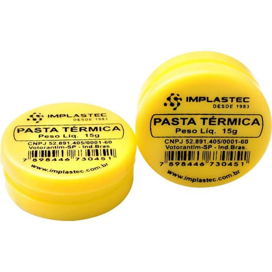 Imagem de Pasta Térmica De Silicone Implastec Pote 15G