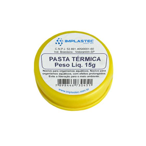 Imagem de Pasta Térmica Implastec IPT 300 Pote 15g