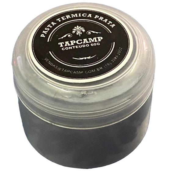 Pasta Térmica Prata Tapcamp Silver para uso em Processador 60g Menor preço em Pasta Térmica Prata Tapcamp Silver para uso em Processador 60g