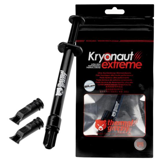 Pasta Térmica Thermal Grizzly Kryonaut Extreme 2g 14.2 W/mk Menor preço em Pasta Térmica Thermal Grizzly Kryonaut Extreme 2g 14.2 W/mk