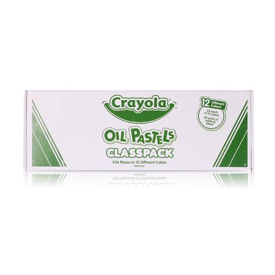 Imagem de Pastéis de Óleo Crayola Classpack - 336 Unidades (12 Cores) - 4+ Anos