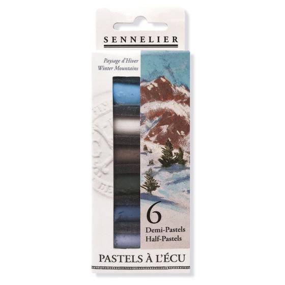 Imagem de Pastel Seco Sennelier Extra Soft 06 Cores Winter Mountains