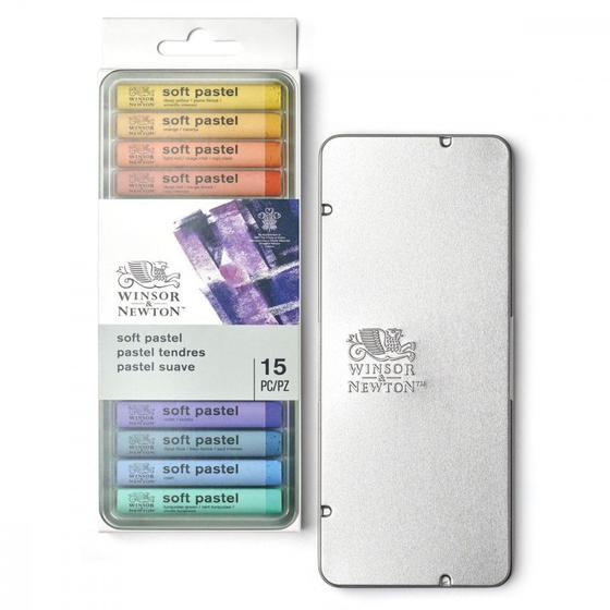 Imagem de Pastel Seco Soft Winsor & Newton 15 Cores