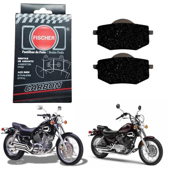 Imagem de Pastilha Carbon Dianteira Fischer Yamaha Xv Virago 250 400 535