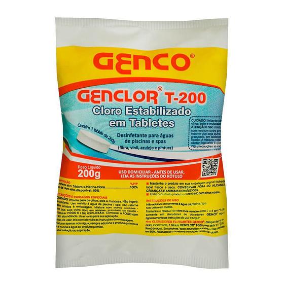 Imagem de Pastilha de Cloro Genclor T200 Genco