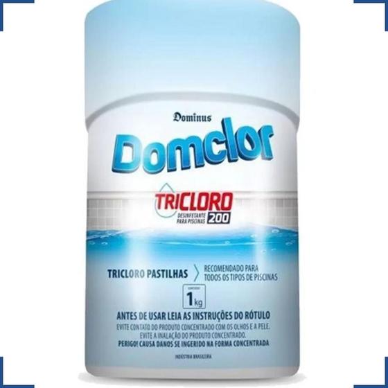 Imagem de Pastilha de cloro para piscina 5 unidades - domclor