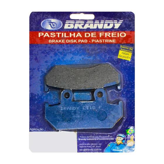 Imagem de Pastilha de Freio Brandy - Dianteira (Cod: 21156)