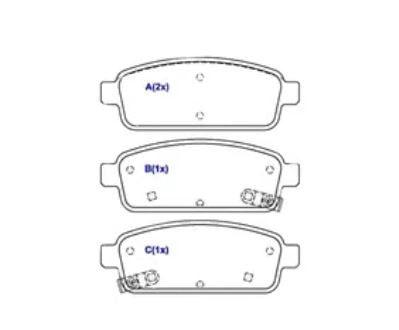 Imagem de Pastilha De Freio Cruze 1.8 Traseira Com Alarme Sistema Bosch 2117 Syl