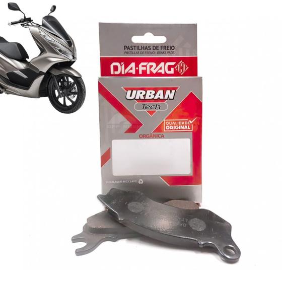 Imagem de Pastilha de Freio Diafrag - Honda PCX 150 Até 2018 - Dianteira - Orgânica (Urban)