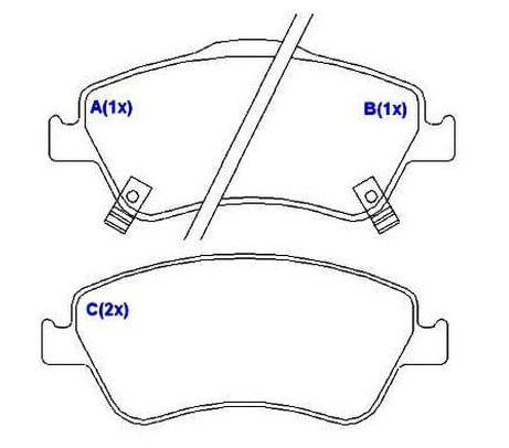 Imagem de Pastilha de freio dianteira Corolla 2006 a 2022 SYL S1398